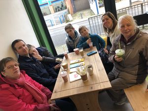 Could have smiled more but just been out for a longish country walk... at Guilt Free Pleasures in Hucknall