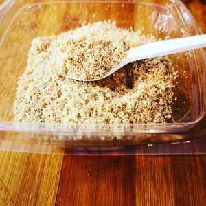 Parmigiano vegan at La Bio Forneria in Lugano