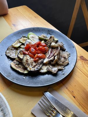 Grilled veg at A Putia Dell'Ostello in Catania