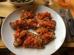 Bruschetta   at A Putia Dell'Ostello in Catania