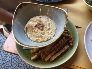 Hummus  at A Putia Dell'Ostello in Catania