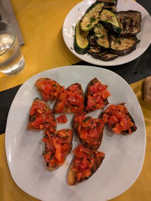 Bruschetta at A Putia Dell'Ostello in Catania