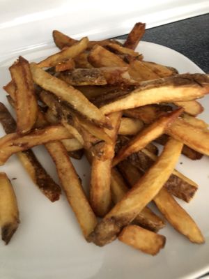 Hand Cut Fries at Gourmet Killer Dogs in Delray Beach