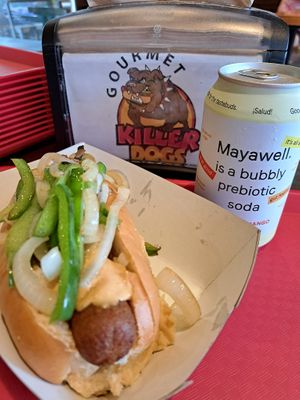 Bult to Order VEGAN Sausage. at Gourmet Killer Dogs in Delray Beach