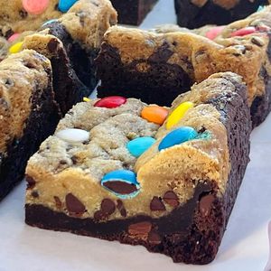 Vegan M&M Brookies at Gourmet Killer Dogs in Delray Beach