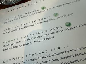 breakfast  at Ludwigs in Tubingen