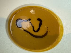 pumpkin soup  at Ludwigs in Tubingen