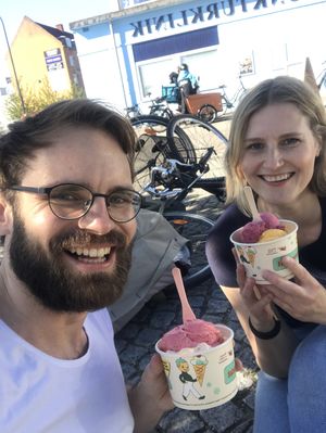 So many great vegan icecreams  at Ismageriet in Dyssegaard