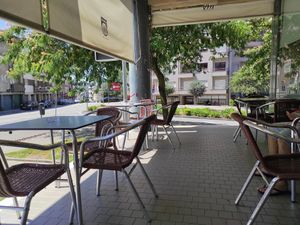 Outside space at Café Flávio in Braga