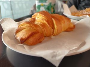 Croissant at Café Flávio in Braga