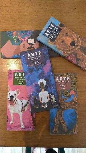 Chocolates artesanais at Vegamo in Sao Paulo