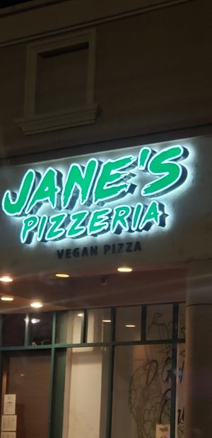 You cant miss it.. at Jane's Pizzeria in Fountain Valley