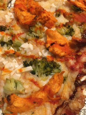 Buffalo chicken pizza at Jane's Pizzeria in Fountain Valley