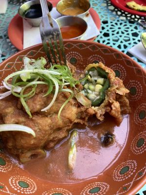 Chile relleno  at Jajaja Mexicana - West Village in New York City