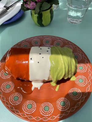 Chorizo burrito  at Jajaja Mexicana - West Village in New York City