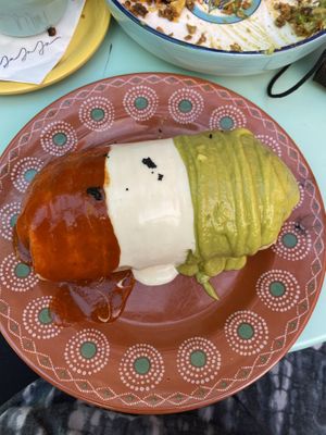 Burrito at Jajaja Mexicana - West Village in New York City