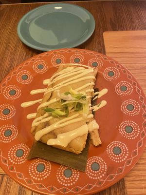 Tamale at Jajaja Mexicana - West Village in New York City