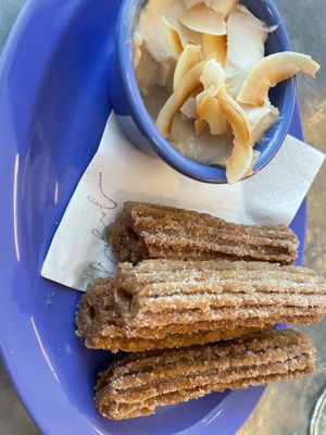 Churros so good!￼  at Jajaja Mexicana - West Village in New York City