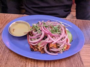 Breakfast tacos at Jajaja Mexicana - West Village in New York City