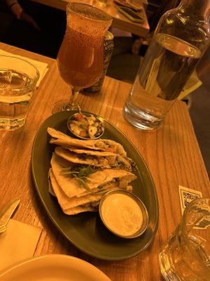 Coconut quesadilla   at Jajaja Mexicana - West Village in New York City