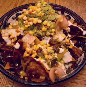 Grande Nachos at Jajaja Mexicana - West Village in New York City