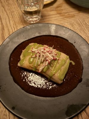 Birria Tamale  at Jajaja Mexicana - West Village in New York City