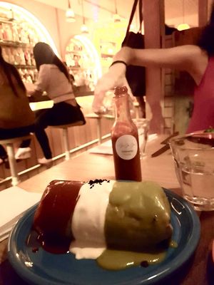 Chorizo burrito at Jajaja Mexicana - West Village in New York City