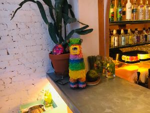Festive decor at Jajaja Mexicana - West Village in New York City