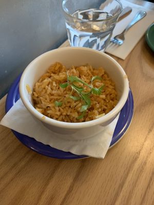 Side of rice  at Jajaja Mexicana - West Village in New York City