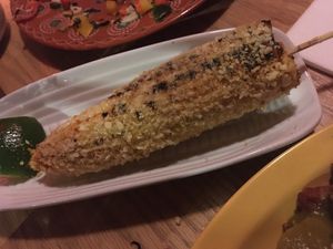 Mexican corn side  at Jajaja Mexicana - West Village in New York City