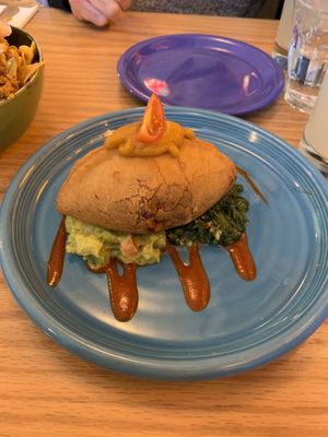 Beet and pumpkin empanada  at Jajaja Mexicana - West Village in New York City