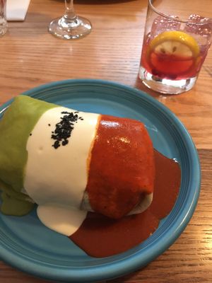 Burrito  at Jajaja Mexicana - West Village in New York City