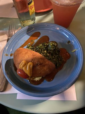 Pumpkin empanadas  at Jajaja Mexicana - West Village in New York City
