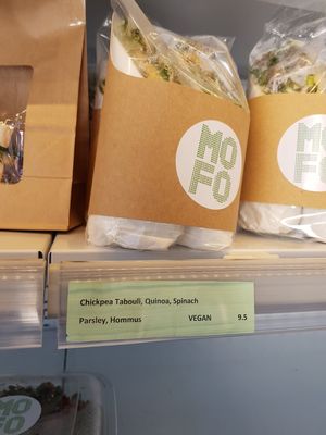 Tabouli Wrap at Mood Food in Carlton