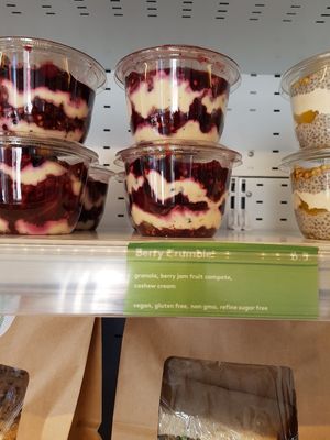 Berry Crumble at Mood Food in Carlton