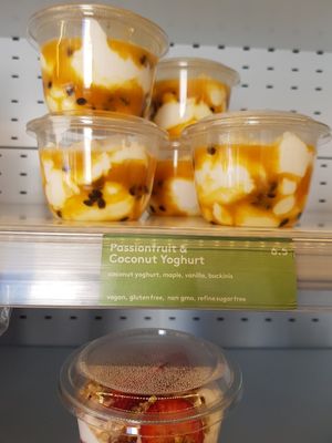 Passionfruit and Coconut Yoghurt at Mood Food in Carlton