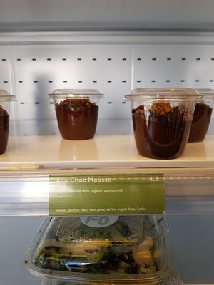 Avocado Chocolate Mousse at Mood Food in Carlton