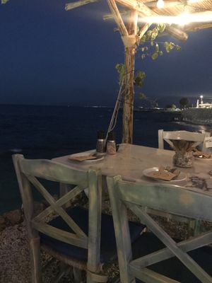 Amazing setting  at Med Cafe in Crete