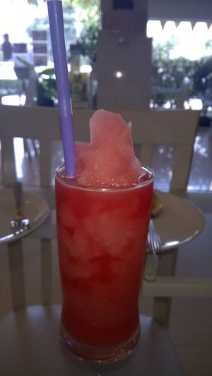 #tbt: watermelon smoothie at Loving Hut - Bang Kholaem in Bangkok