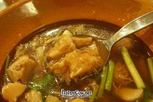 Special Taiwanese mushroom hot pot at Loving Hut - Bang Kholaem in Bangkok
