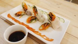 เป็ดปักกิ่ง at Loving Hut - Bang Kholaem in Bangkok