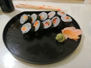 Vegan sushi at Loving Hut - Bang Kholaem in Bangkok