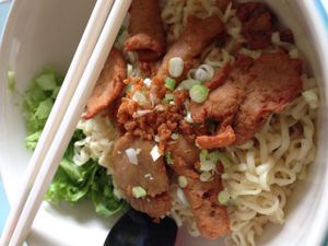 Noodle at Loving Hut - Bang Kholaem in Bangkok