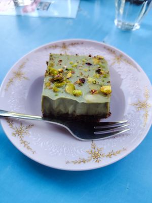 Matcha brownie at 24grad in Hannover