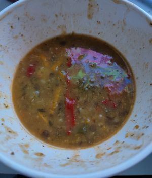 Linsensuppe (zum mitnehmen und leckerer als sie aussieht) at Hauptmensa Studierendenwerk in Dortmund