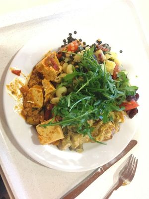 Another buffet plate  at Hauptmensa Studierendenwerk in Dortmund