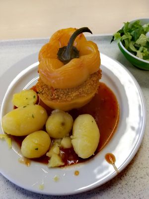 Stuffed pepper at Hauptmensa Studierendenwerk in Dortmund