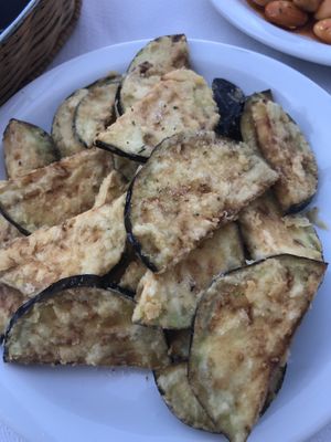 Fried eggplant   at Adonis in Kefalonia