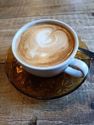 Oat latte at This Must Be The Place in Westport