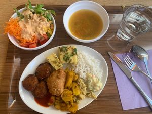 Student meal  at Restavracija Mandala in Ljubljana